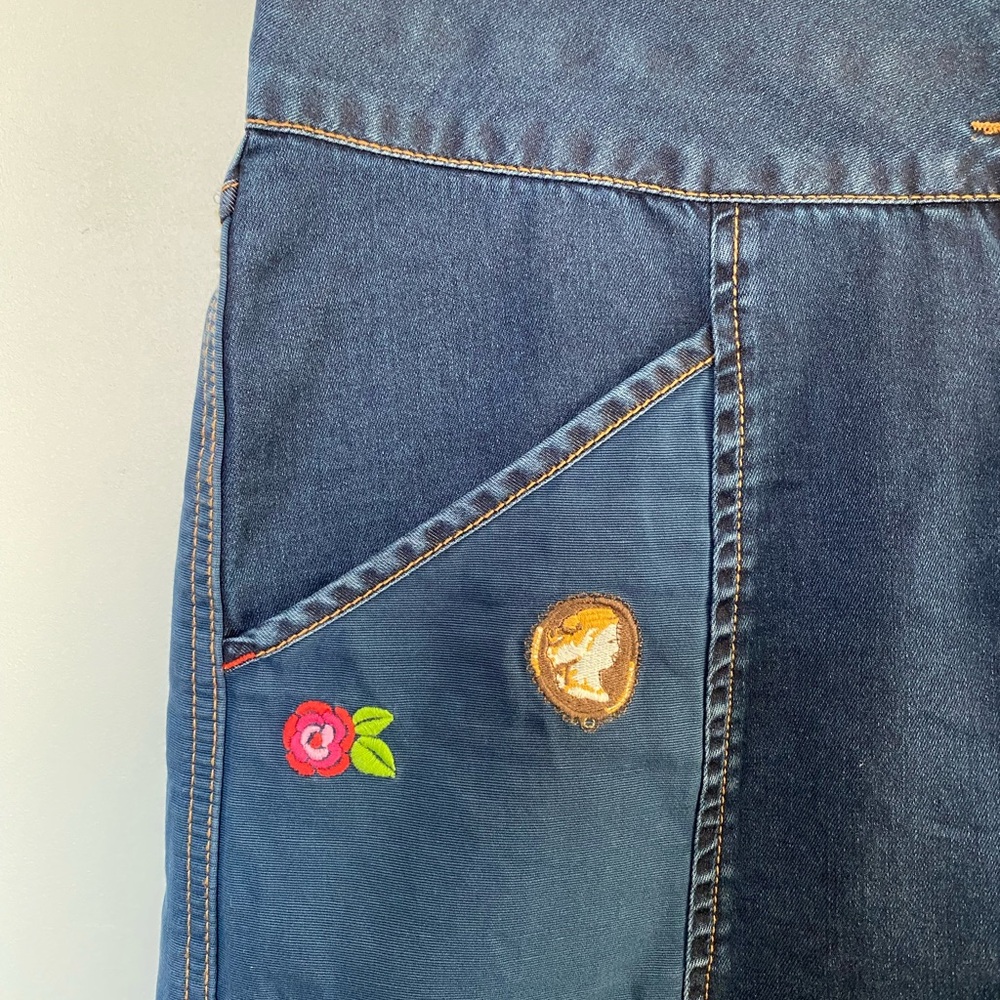 OILILY embroidered denim skirt Size 38 - Picture 11 of 12